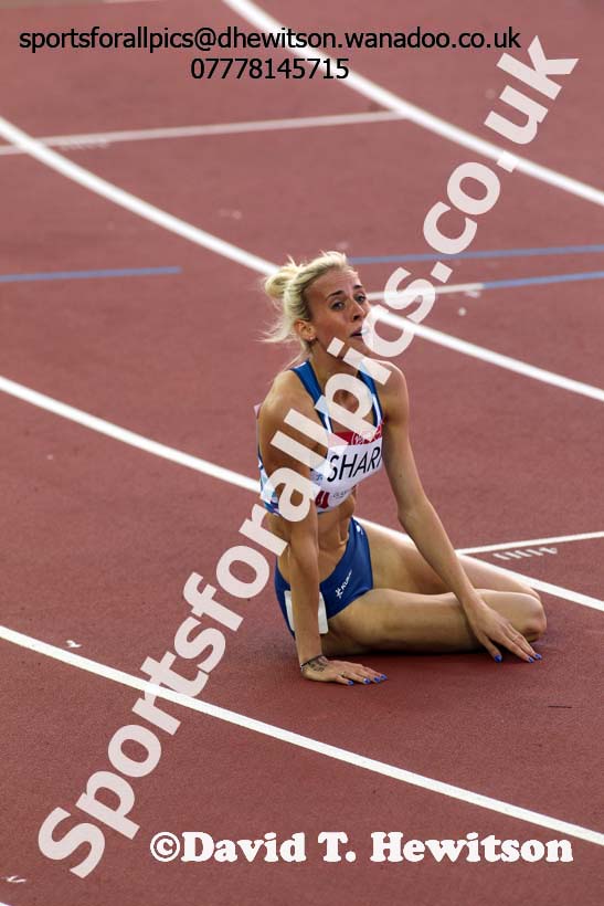 Lynsey Sharp (Scotland) 2nd in the 800 metres at the Commonwealth Games, Glasgow. Photo: David T. Hewitson/Sports for All Pics